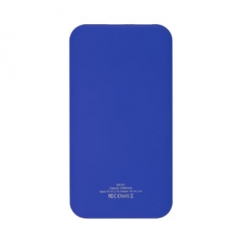 Robbie Powerbank zweifarbig mit 10000 mAh. LED-Ladeanzeige. DC5V/2,1A Output